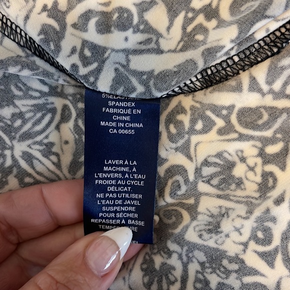 Reitman’s elastic waistband black & white skirt - Picture 5 of 8